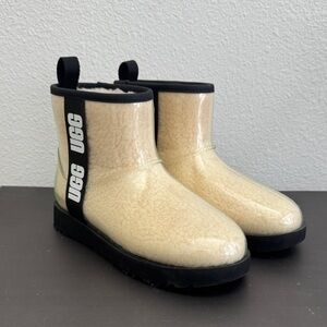 UGG Women’s Tan Boots with Black Trim